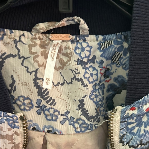 Free People Daytrip Paisley Print Bomber Jacket - Picture 2 of 7
